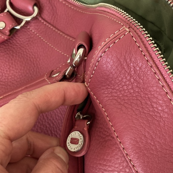 Cole Haan Pink Leather Shoulder Bag - Picture 7 of 13